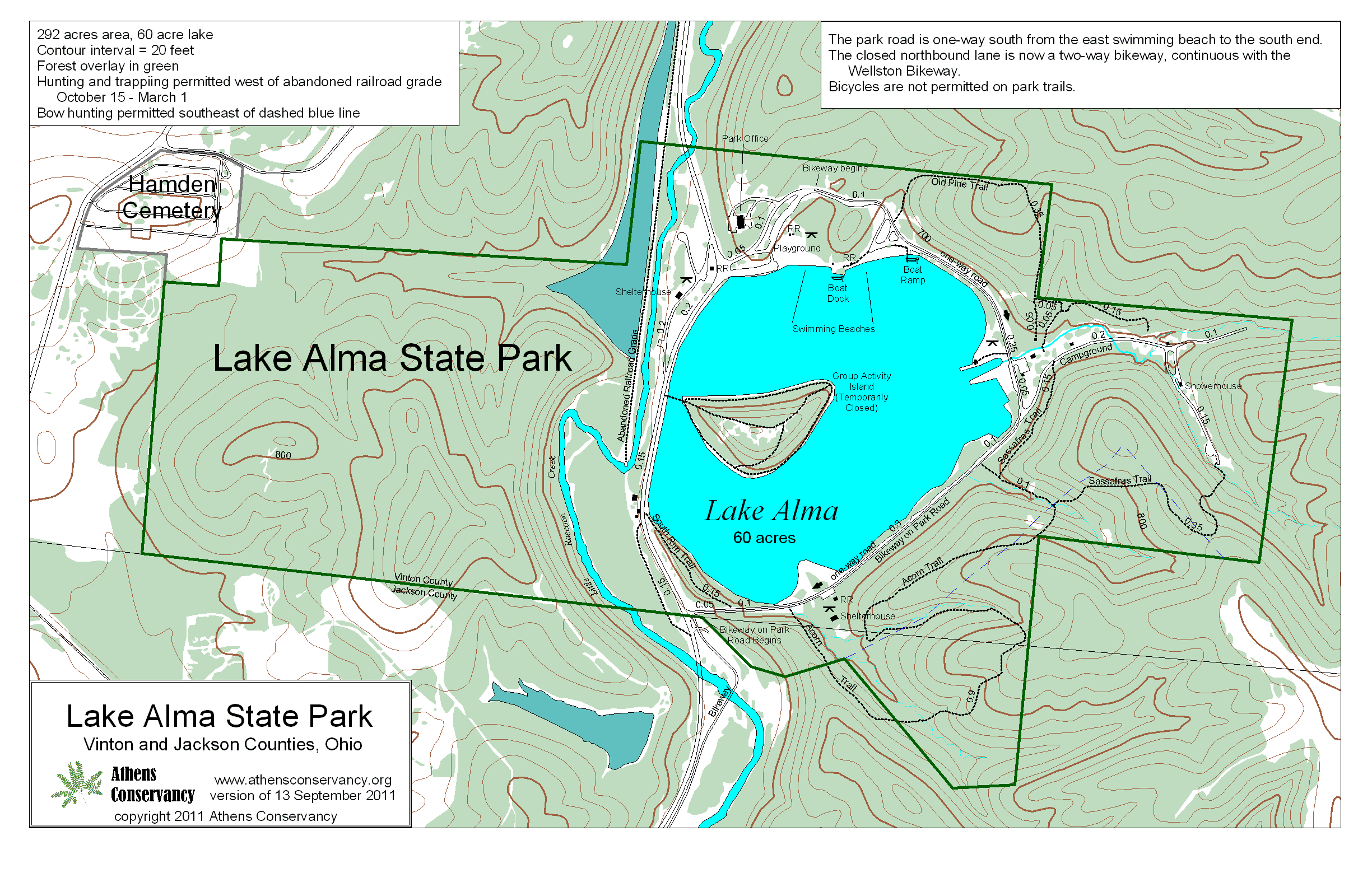 Ohio Regional Map Center Public Areas And Trails