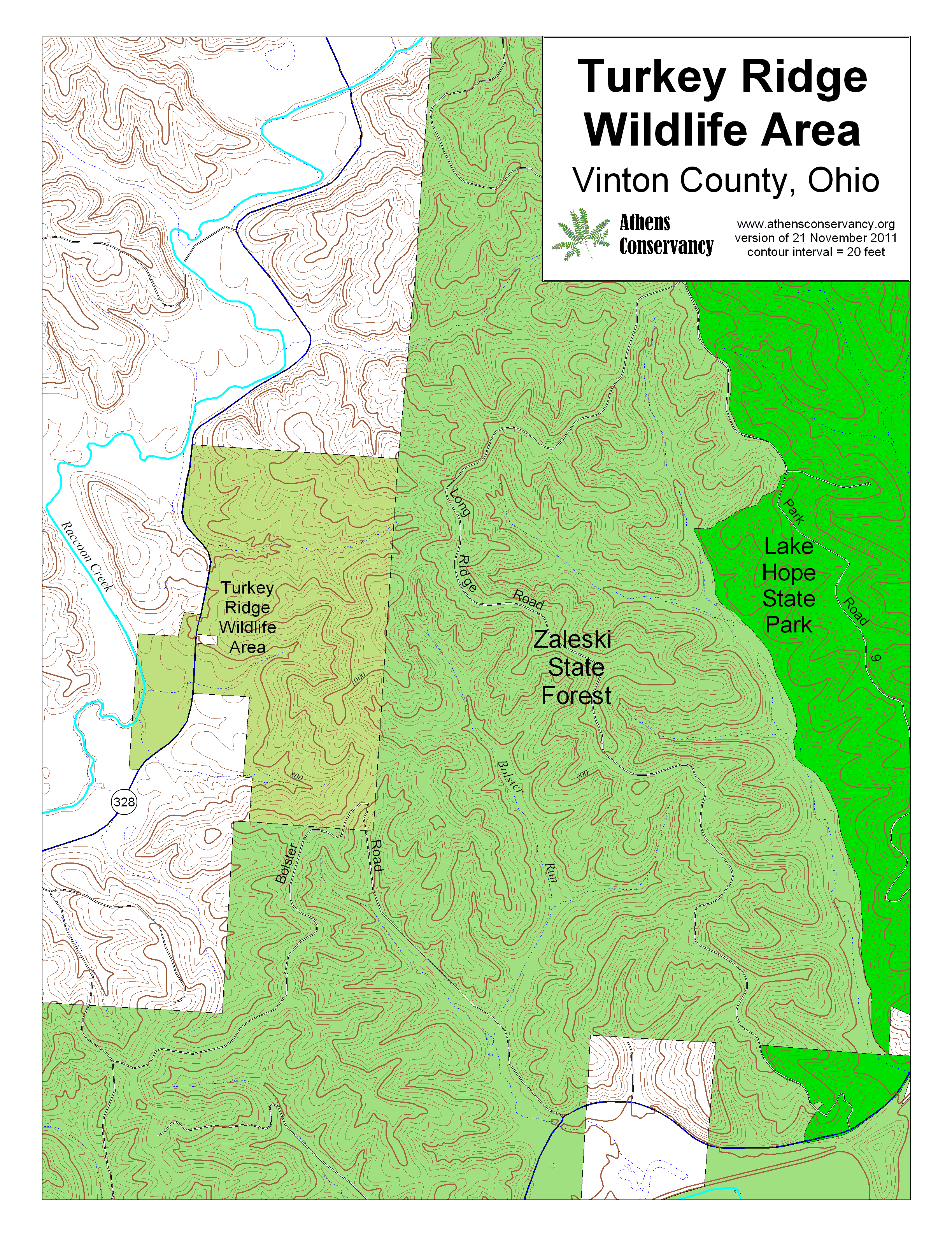 Ohio Regional Map Center Public Areas And Trails