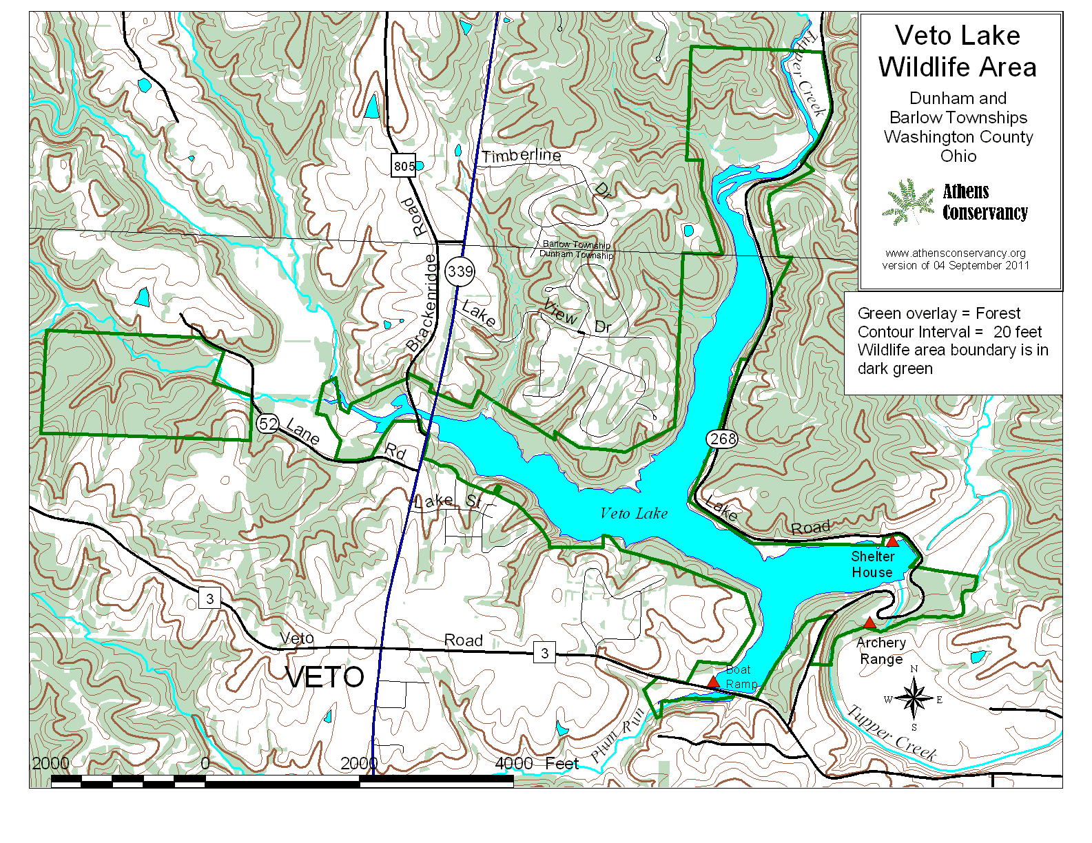 Ohio Regional Map Center Public Areas And Trails