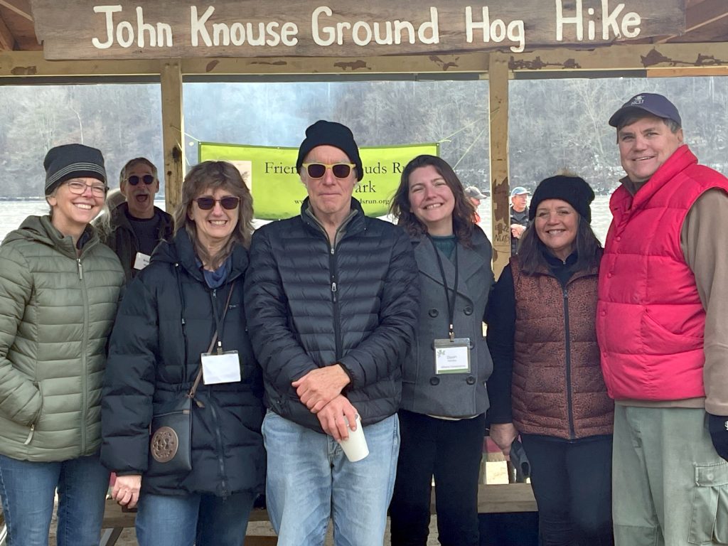Athens Conservancy Board Members out on a hike